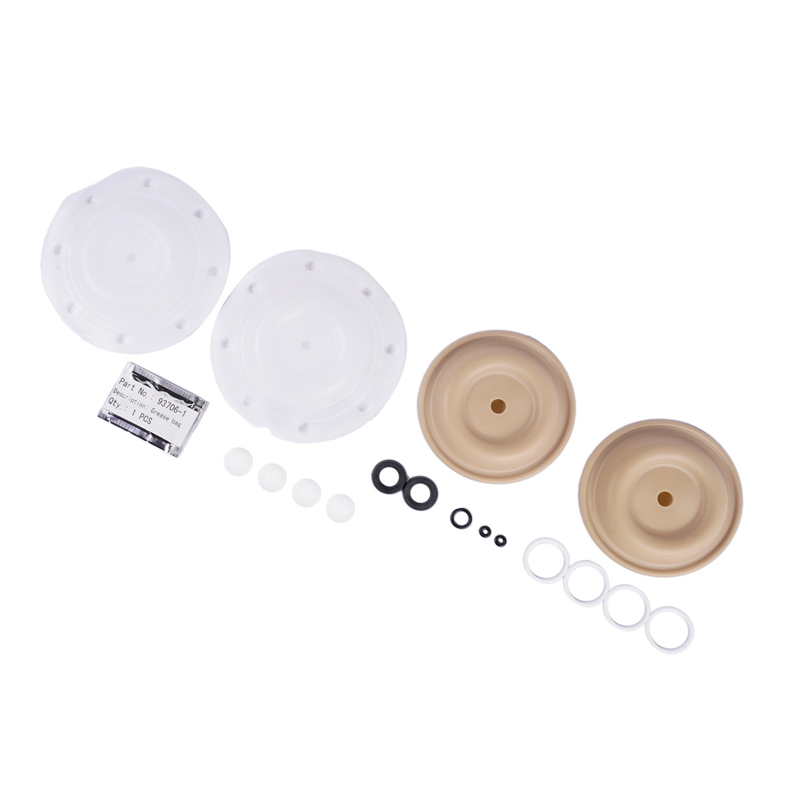 Diaphragm Pump Repair Kit Fluid For Ingersoll Rand ARO Diaphragm Pump 637427TT