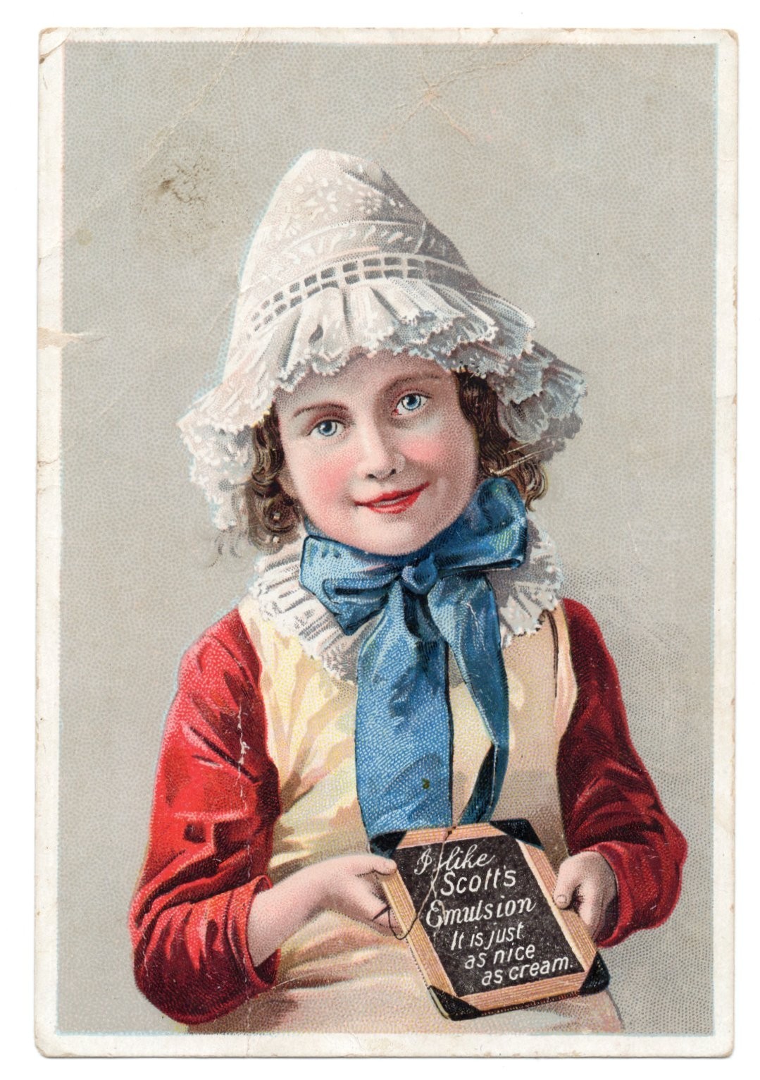 1890s - Scott's Emulsion Cod Liver Oil Scott & Bowne New York Card  -  XL2i