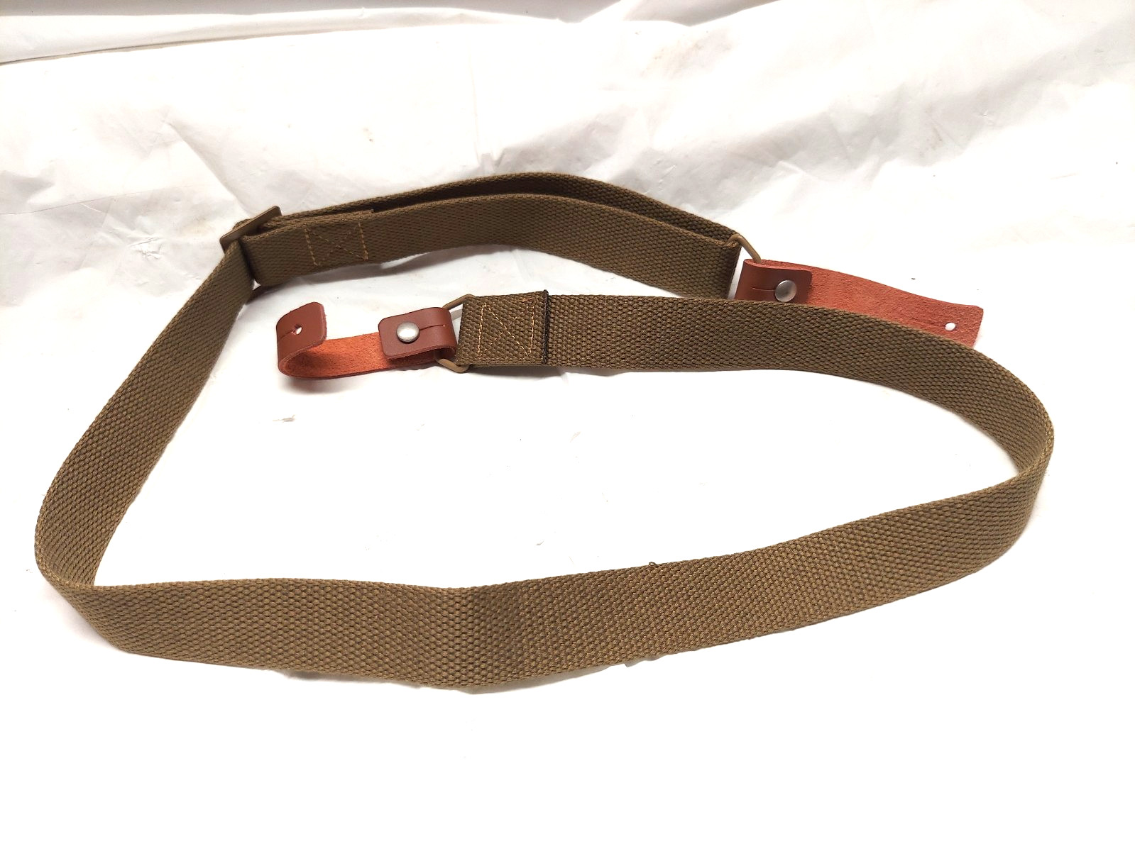 Chinese Military Style SKS Sling Canvas Strap Type 56 Khaki Wide Ends New