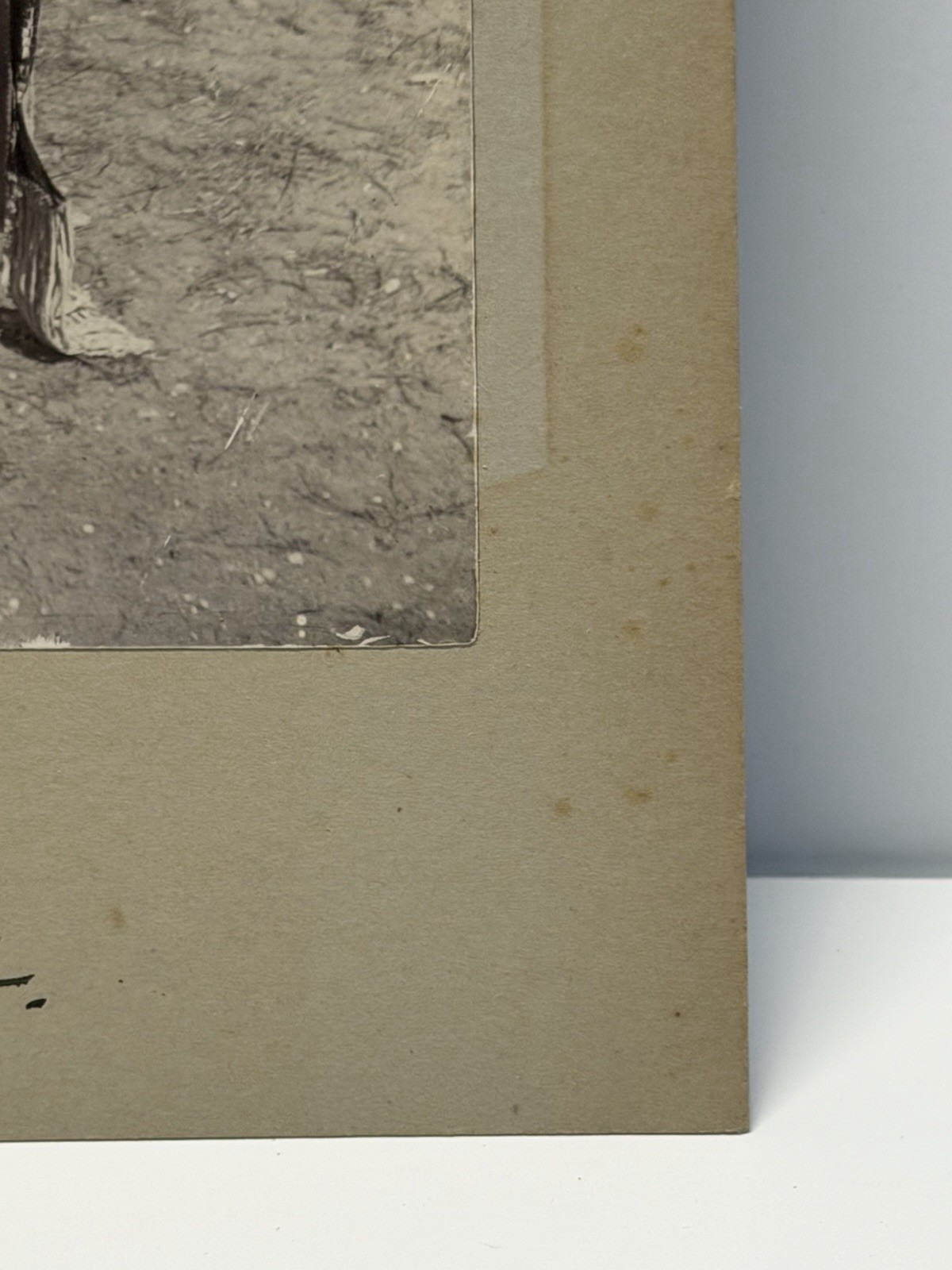 Antique Native American Sioux Indian Photograph of Black Heart; 1880's - 1900's