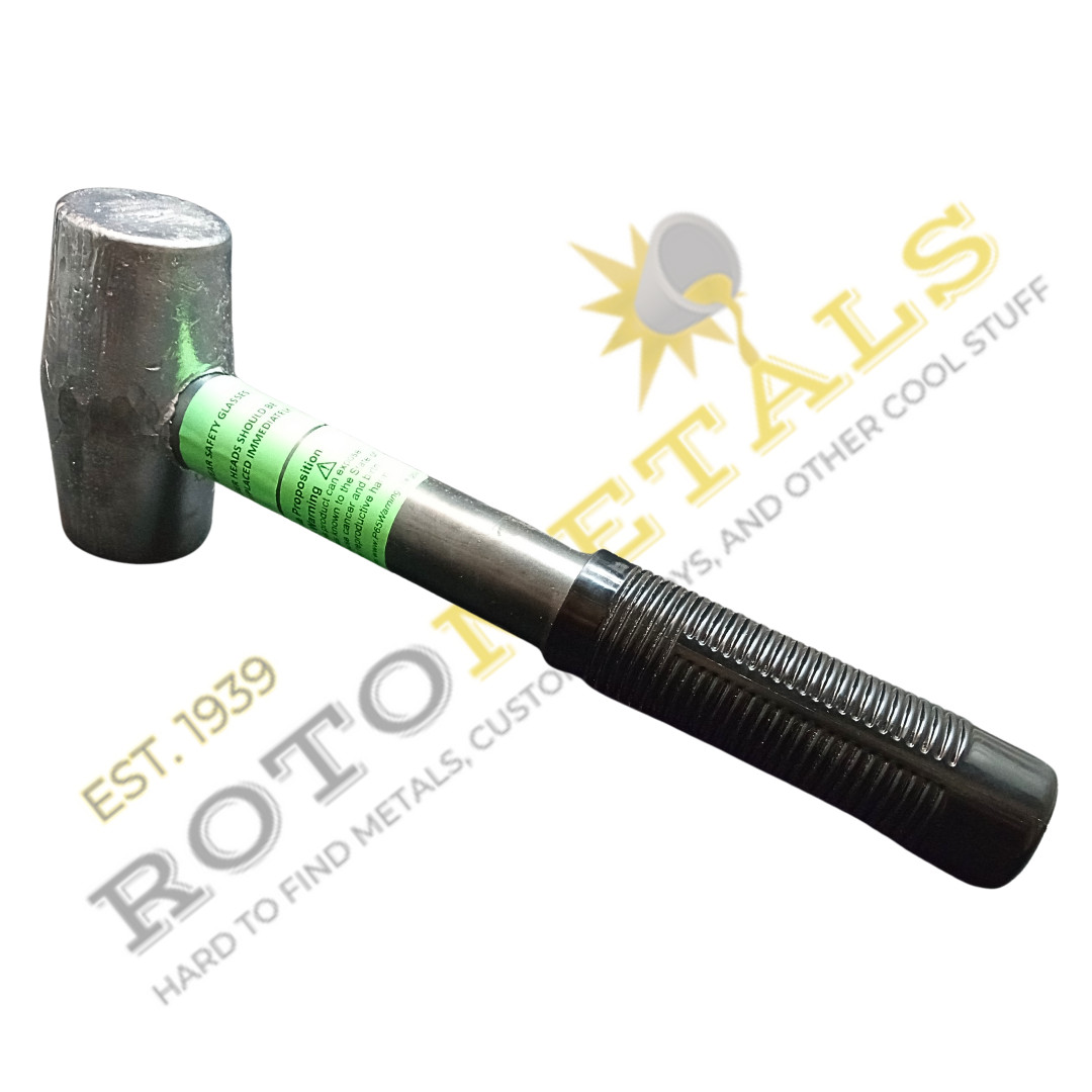 RotoMetals 5lb Lead Hammer - MADE IN AMERICA - Dead Blow Hammer - Essential Tool