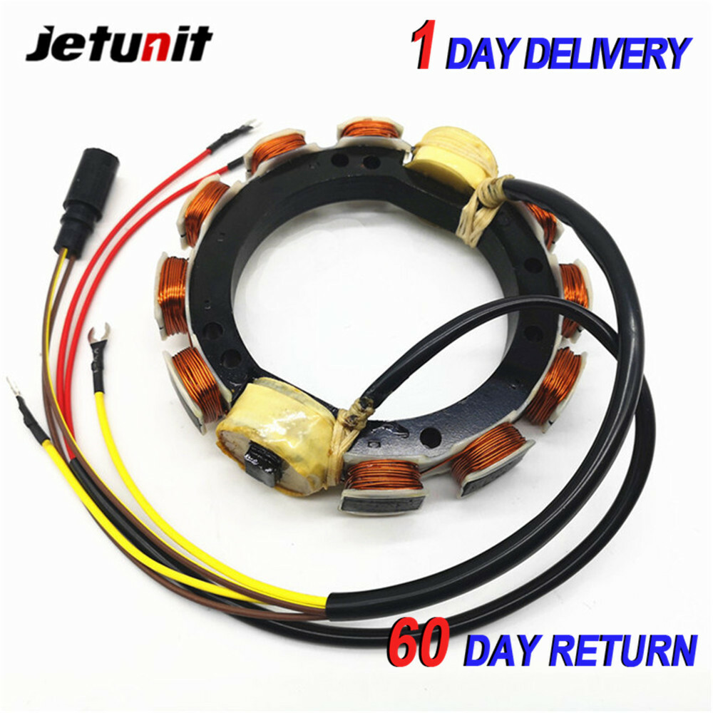 For Johnson Evinrude Outboard Stator 763769 1988-2001 120-140HP Loop Charged