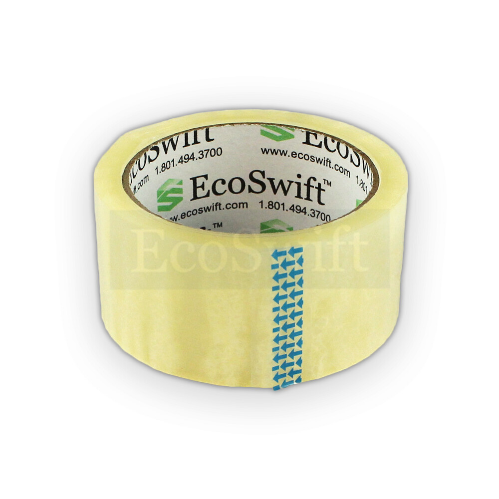 2 ROLLS EcoSwift Carton Box Sealing Packaging Packing Tape 2.0mil 2" x 165 feet