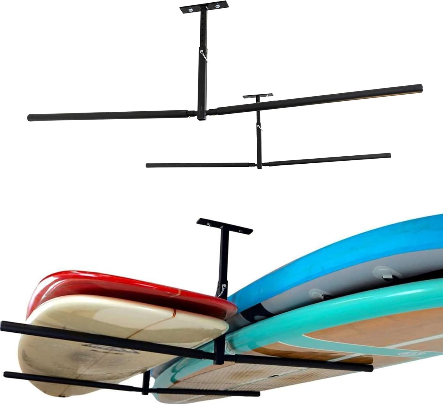 StoreYourBoard Vertical Paddleboard and Surfboard Ceiling Storage Rack