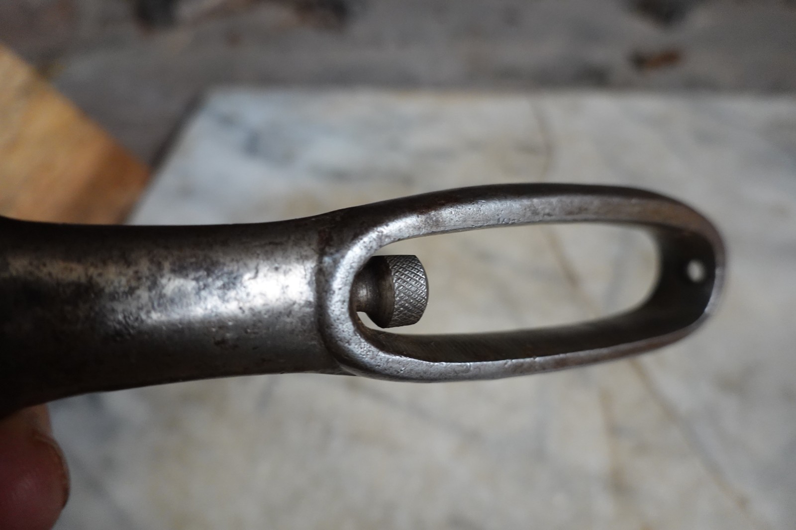 Antique "WIZARD" ADJUSTABLE RATCHET WRENCH PAT MAY 21 1907 Mechanic Railroad