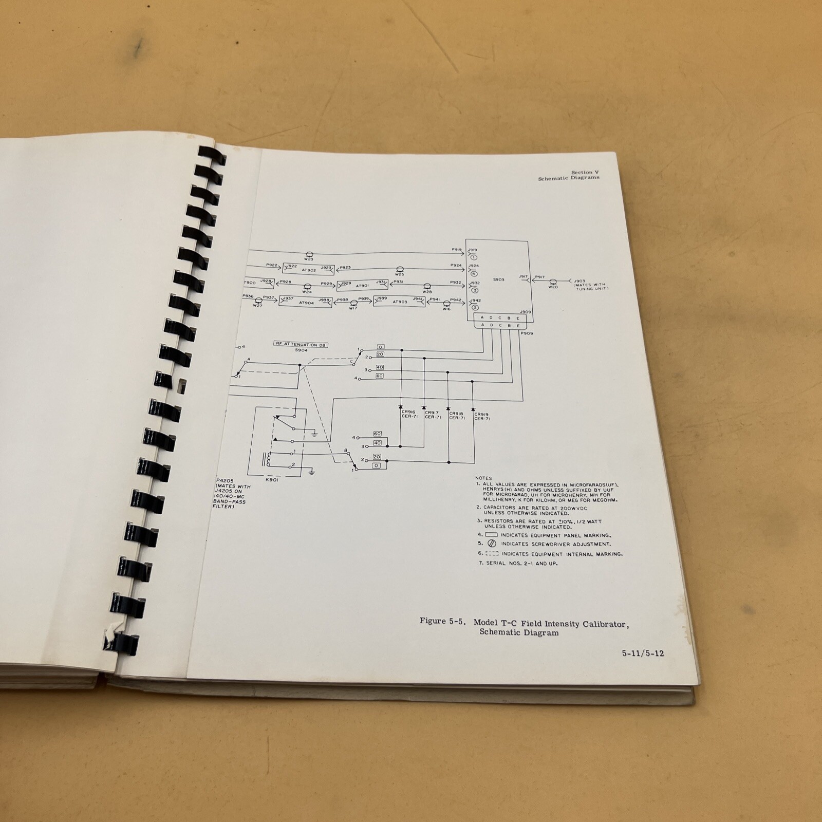 POLARAD CALIBRATED FIELD INTENSITY RECEIVER MODEL CFI OPERATING REPAIR HANDBOOK