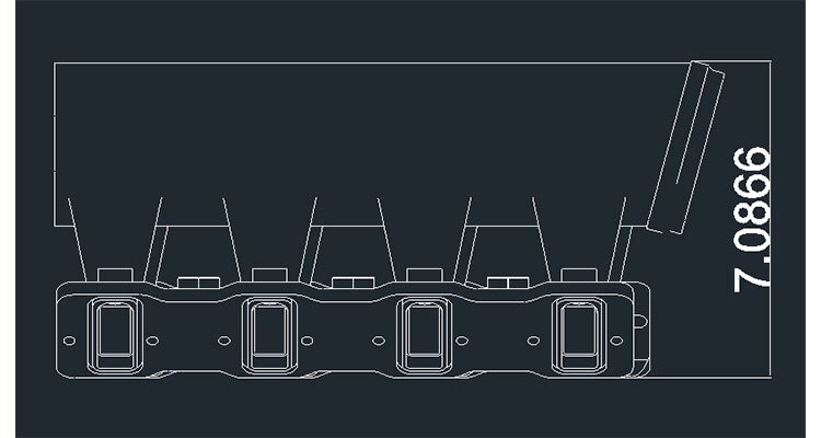 102mm LS1 LS2 LS6 Low Profile Intake Manifold w/ MAP Sensor Port + Fuel Rails