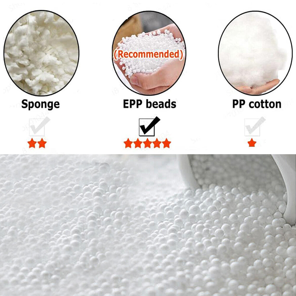 7Ft Large Bean Bag Chair Cover Living Room Furniture Faux Lazy Sofa Bed Cover