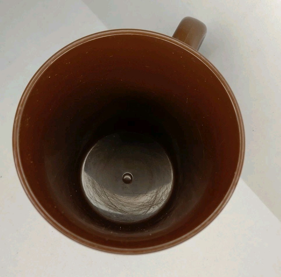 Vintage MONSANTO Thermo Serv Coffee Cups Mugs Conspiracy Fun RARE Tinfoil Hat