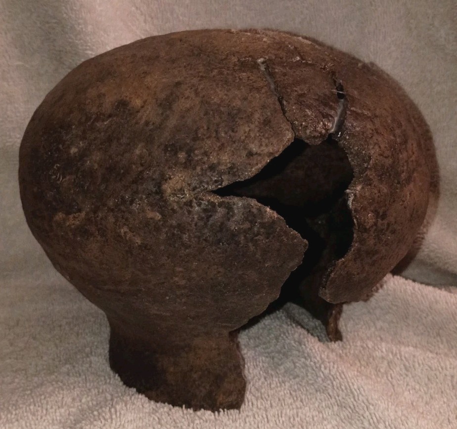 Great Antique Ancestral Pueblo Corrugated Jar Pottery Bowl