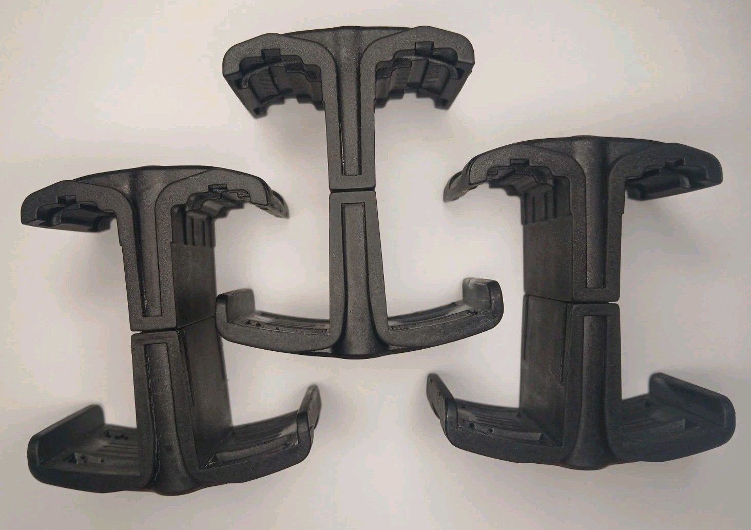 3-Pack Mag Coupler Link - Matte Black Deburred - Snag-Free for 5.56 / .223