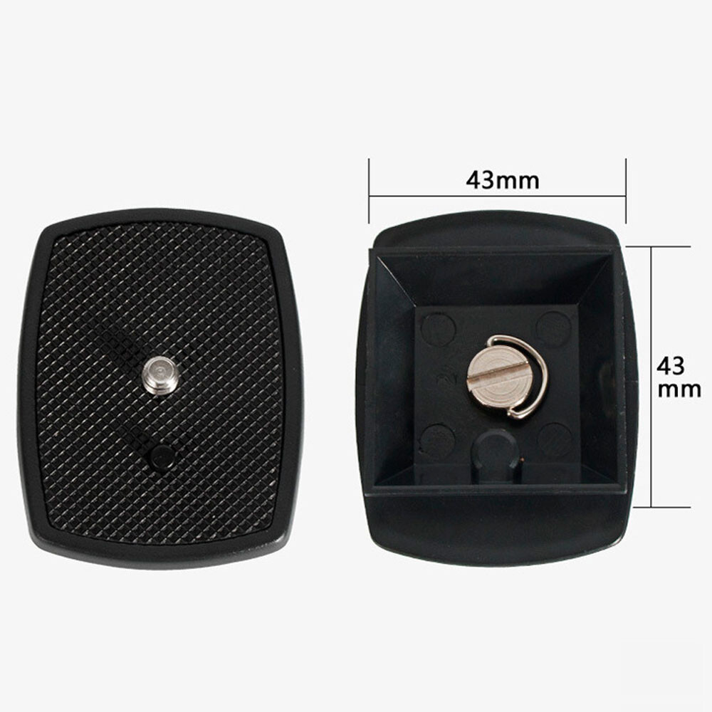 2pcs Quick Release Plate For SLR DSLR Digital Camera Tripod Screw Adapter Mount