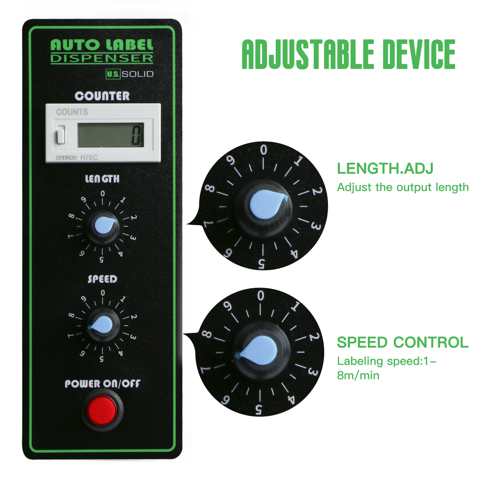 Automatic Auto Label Dispensers Separating Machine Auto Counting 0-999999