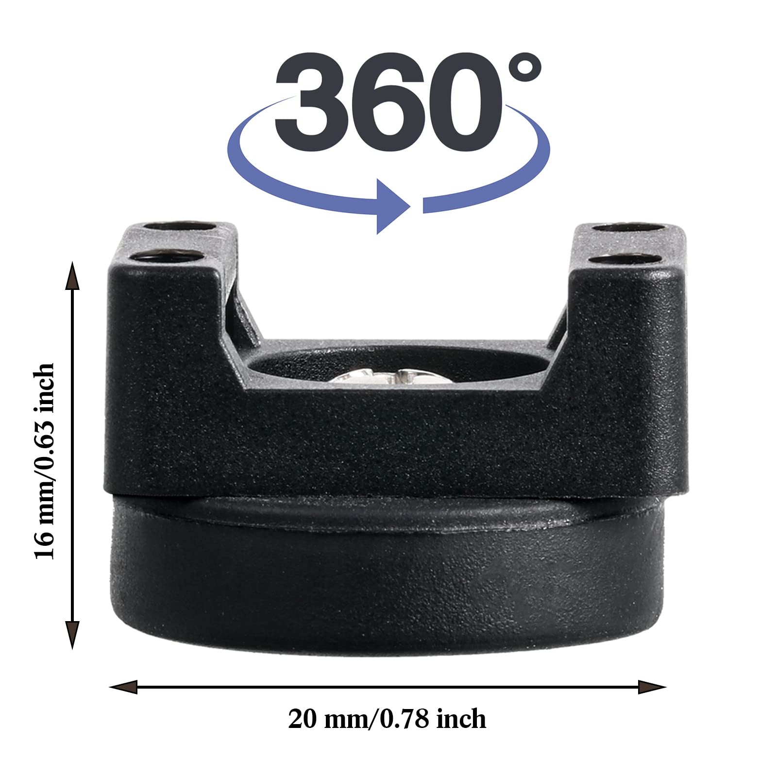 60 Pieces Magnetic Zip Tie Mount Multipurpose Cable Holder Magnets Bases