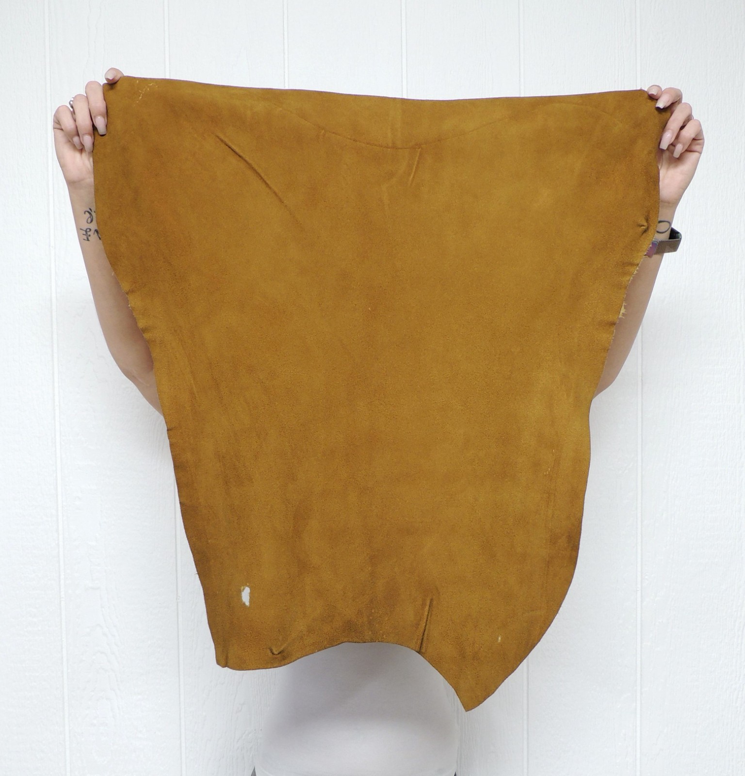 TOBACCO DEERSKIN Leather Hide for Native Craft Buckskin Pelts Fabric Skins