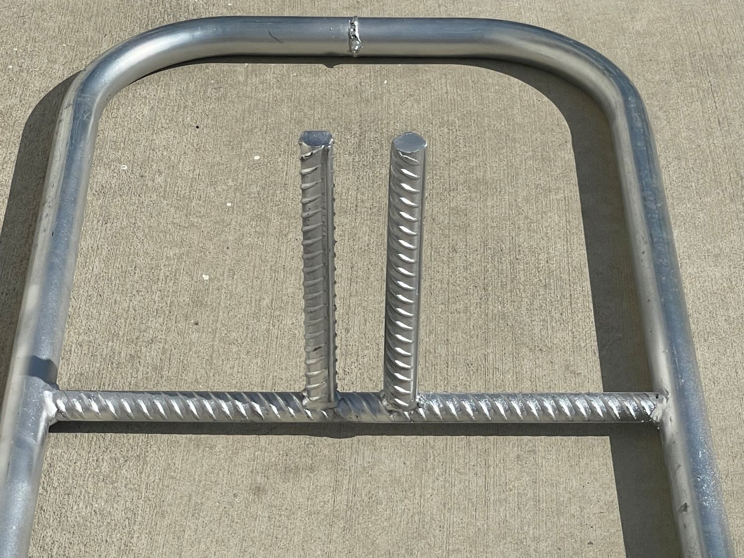 Sandbaggy Chain Link Fence Panel Base (Galvanized) - Temporary Fencing Stands