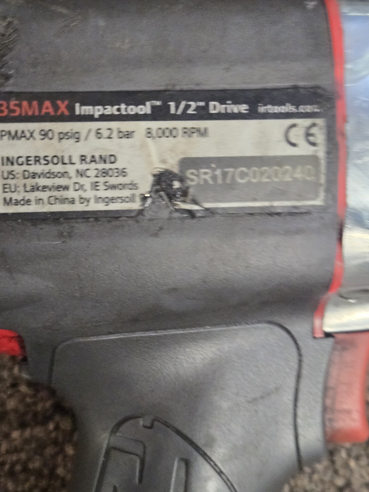 Ingersoll Rand Titanium 1/2” Air Impact Wrench 2135TIMAX Free Shipping