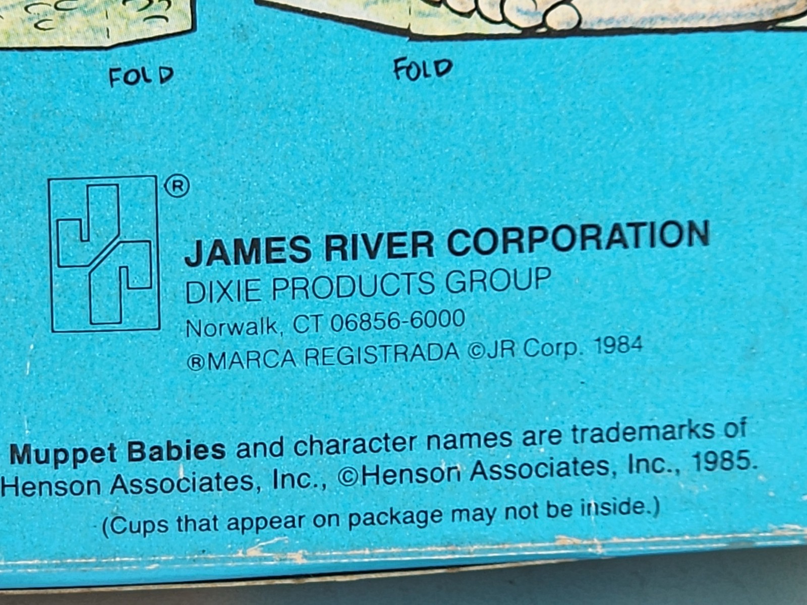 Vintage Muppet Babies Dixie 3-oz. Bathroom Cups (Open Box) 1985 Most There