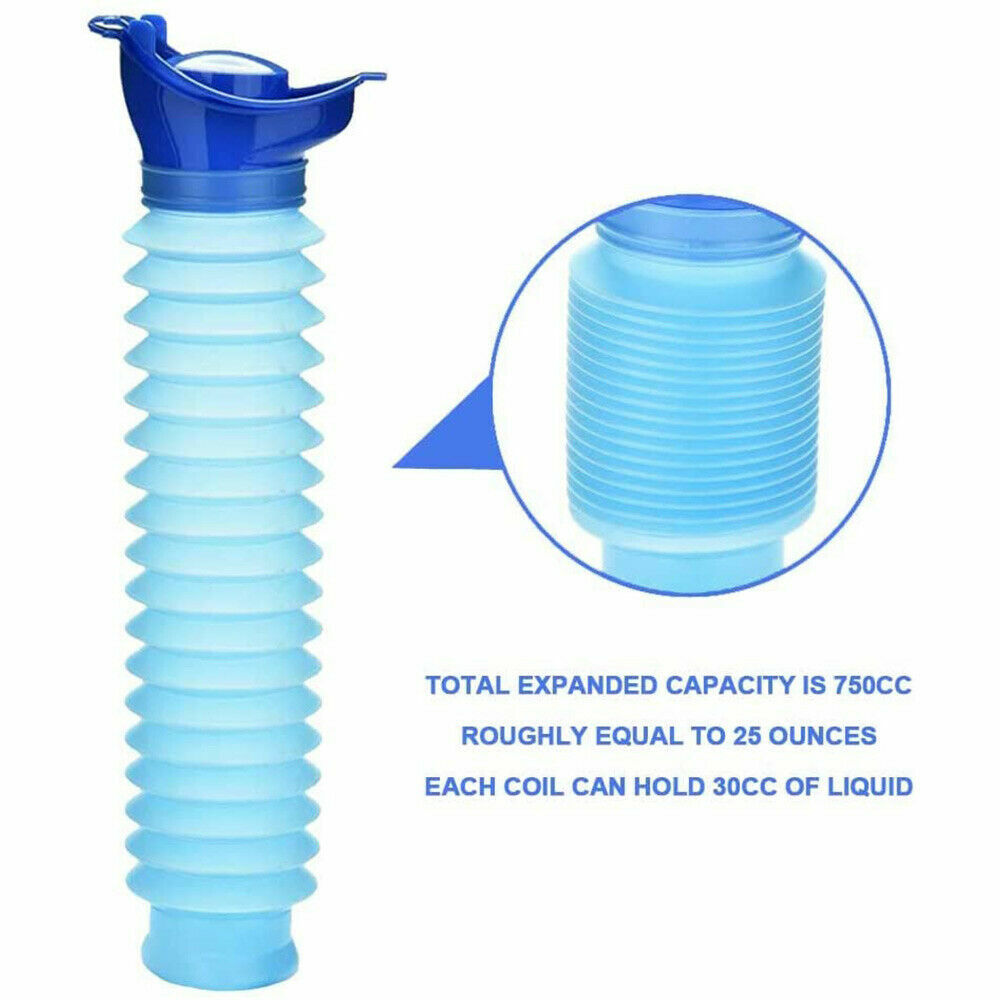 Male Female Portable Urinal Travel Camping Car Toilet Pee Bottle Emergency Kit