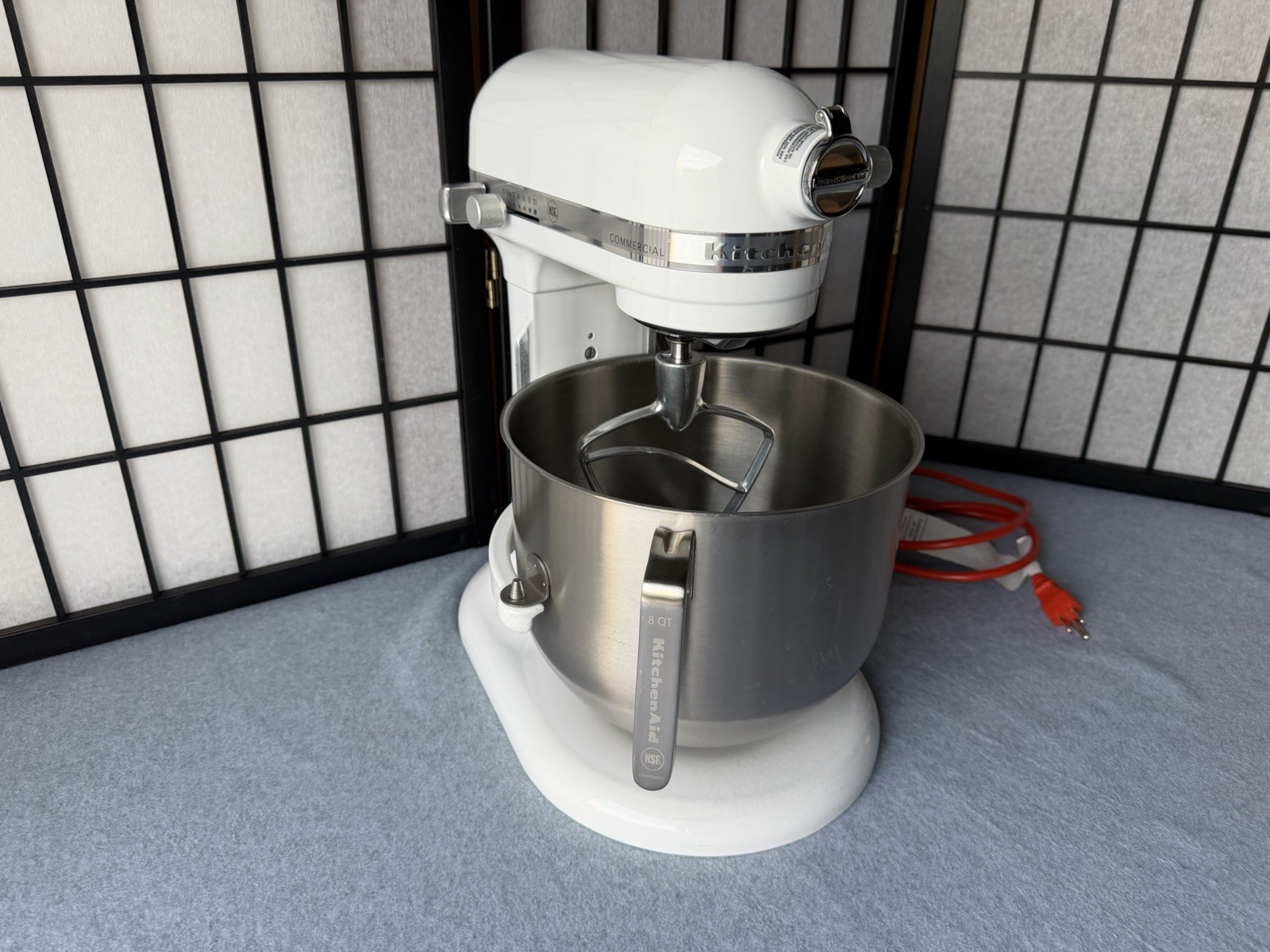 KitchenAid KSM8990WH 8-Quart Commercial Bowl-Lift Stand Mixer