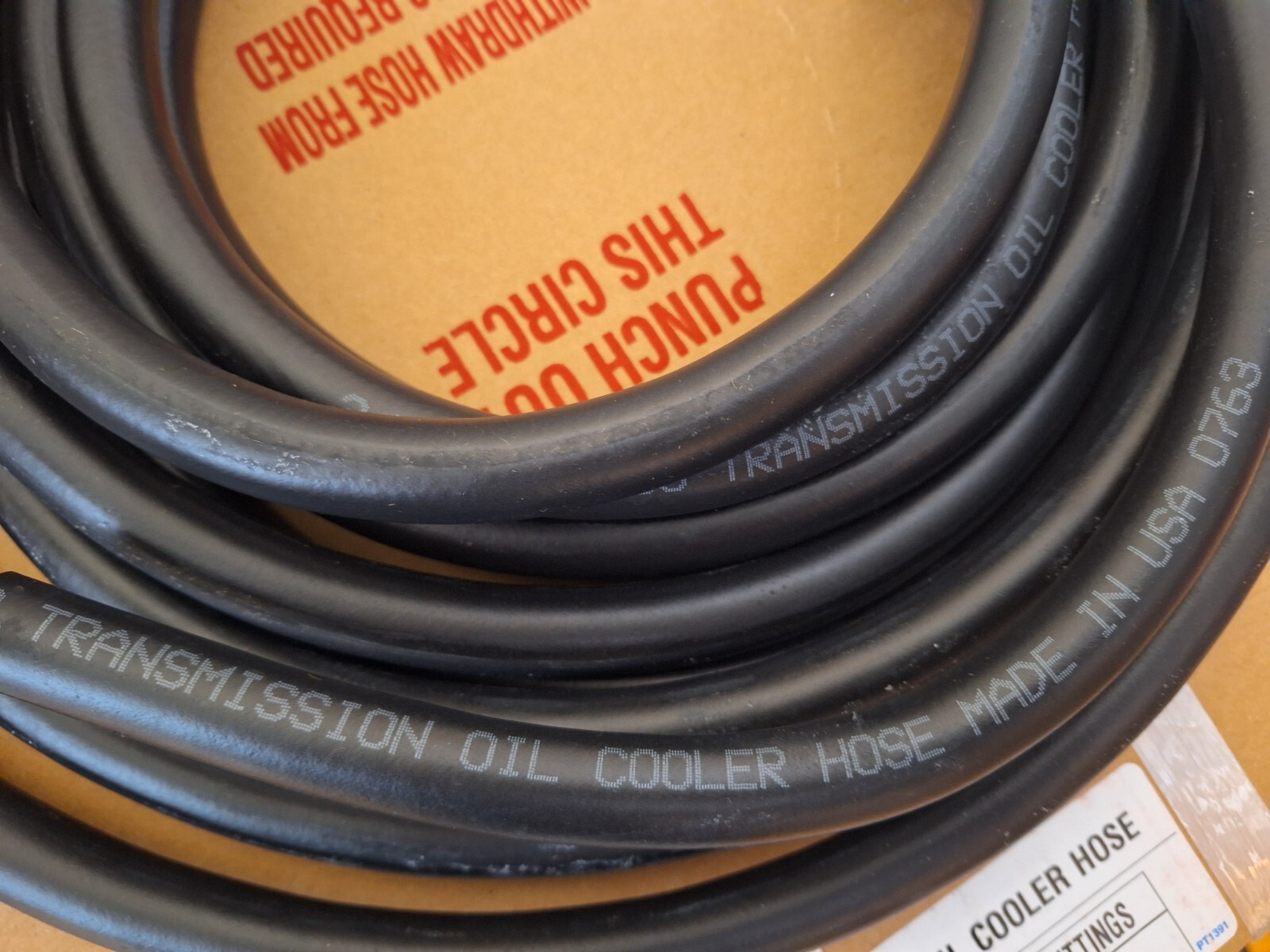 Dayco 3/8" Transmission Oil Cooler Return Hose - Made in USA Sold By The Foot