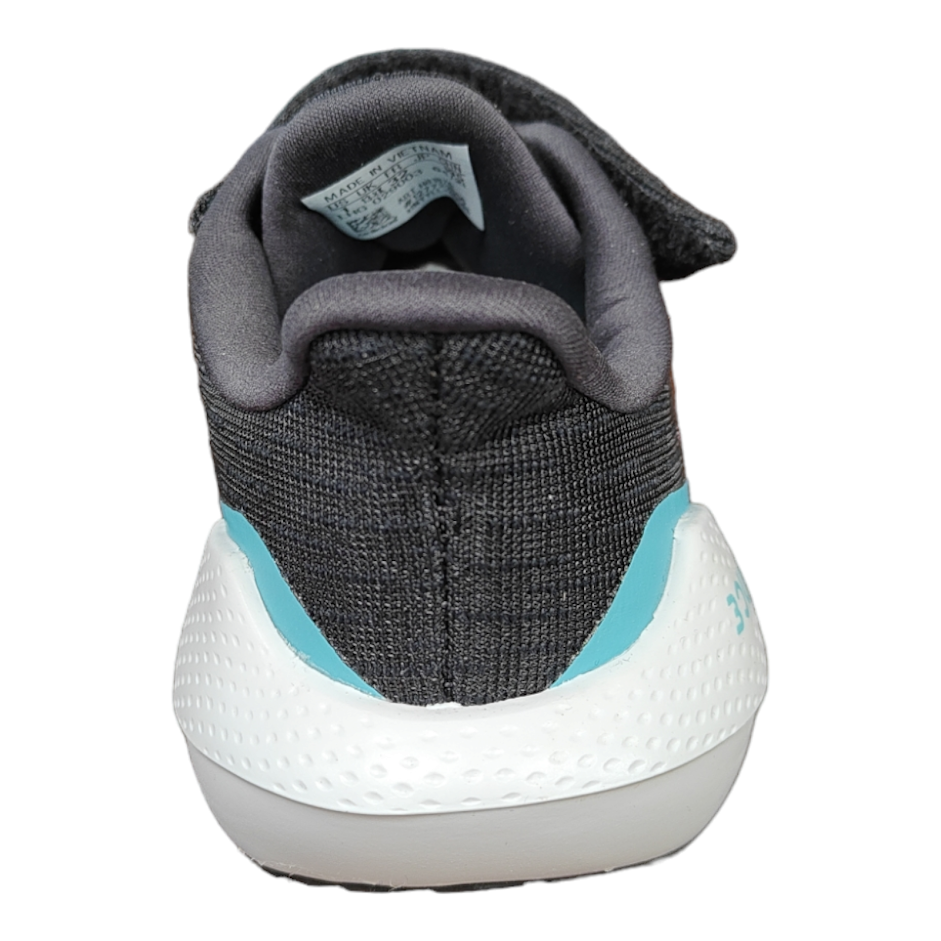 Adidas KIDS H01876 EQ21 Run Black Pulse Aqua Running Athletic Shoes