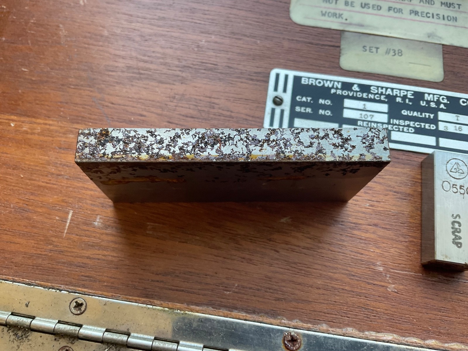 Johansson Brown & Sharpe 84 pieces Gage Set - Scrap only, Missing 3, Extra 3