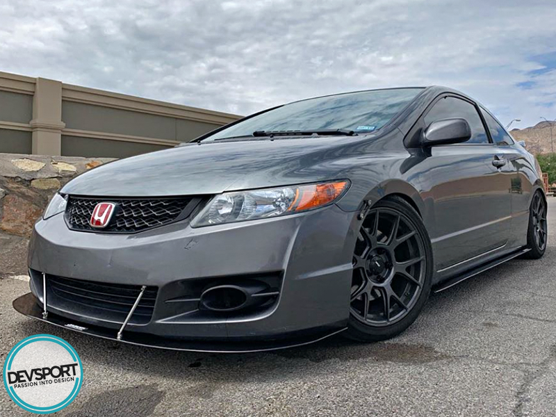 DevSport Front Bumper Splitter (06-11 Honda Civic FG1 FG2 FA5) Lip Spoiler