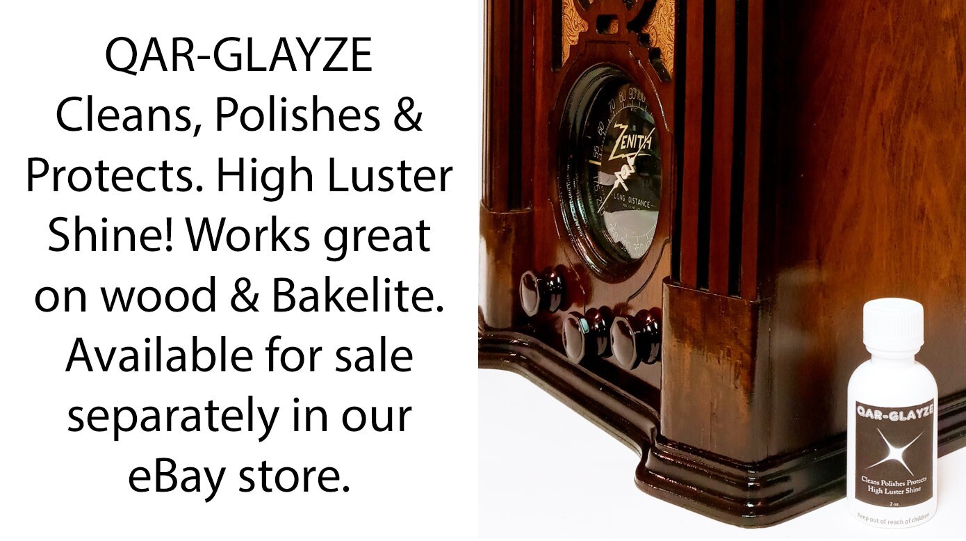 Bakelite Polish & Wood Polish- High Luster Shine, Cleans & Protects! 2oz