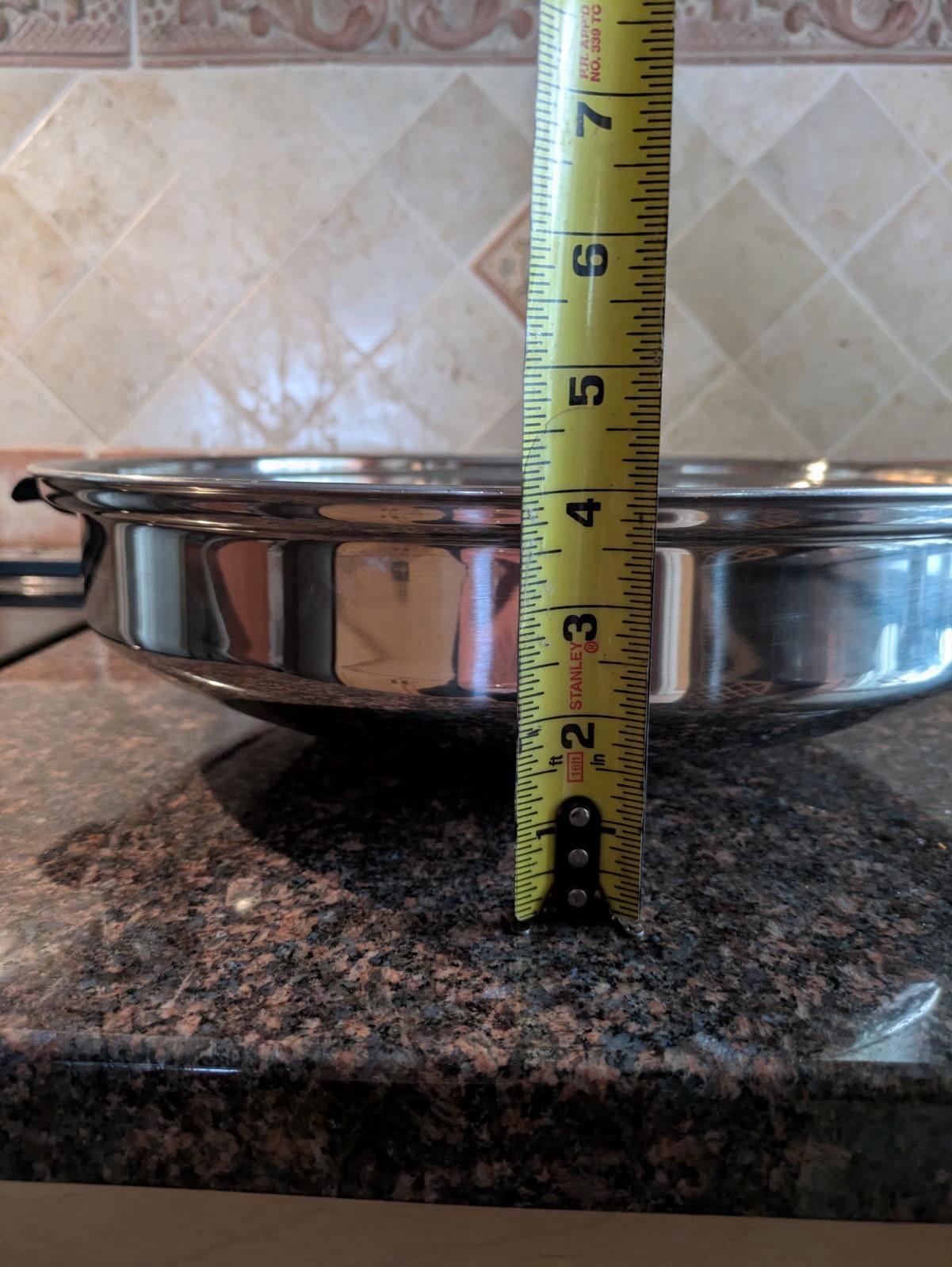 Cutco Professional Cookware 15” Wok + Lid Cover 5-Ply Stainless Steel USA