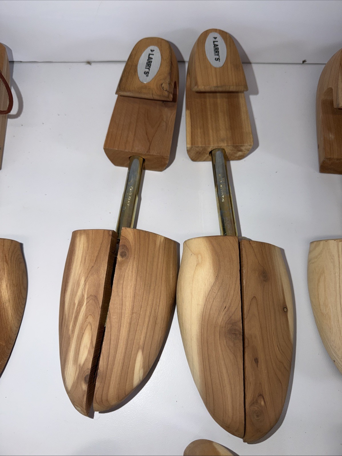 Lot 12 Pairs Cedar Shoe Trees Wood Adjustable Mens Women’s Larry’s + Others