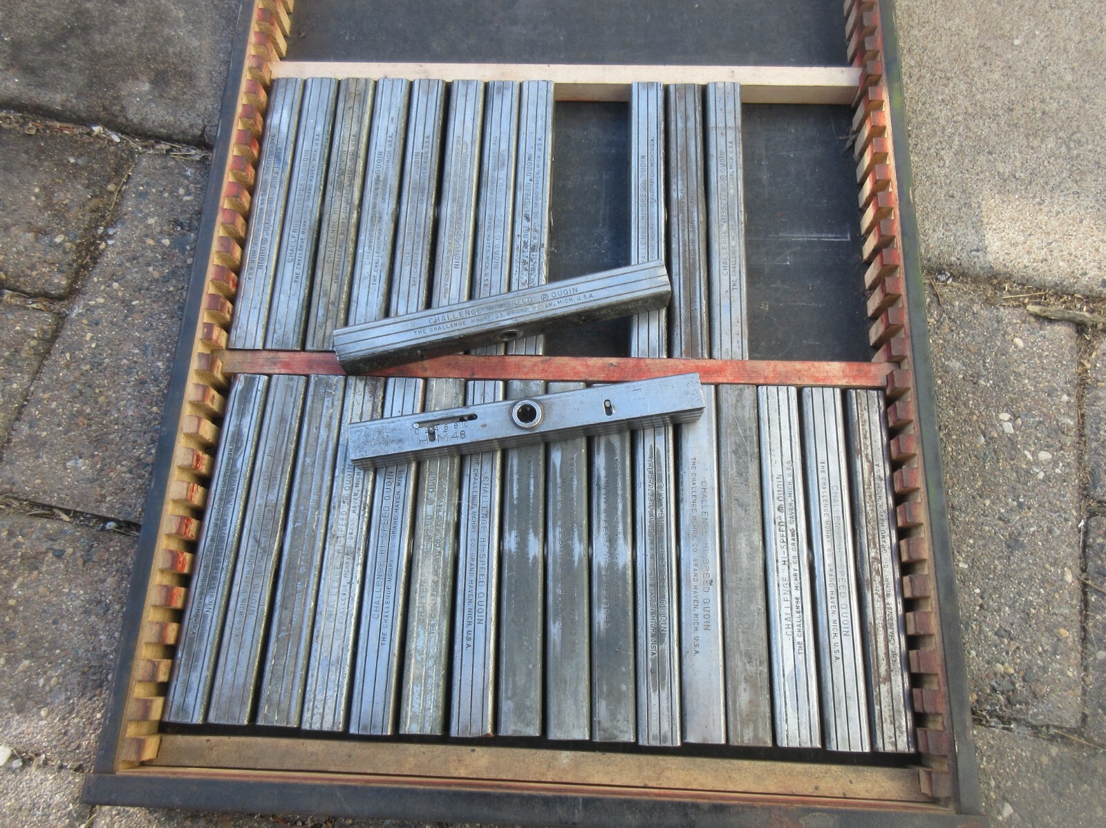 Letterpress Challenge 6" HI-SPEED Quoin   A79