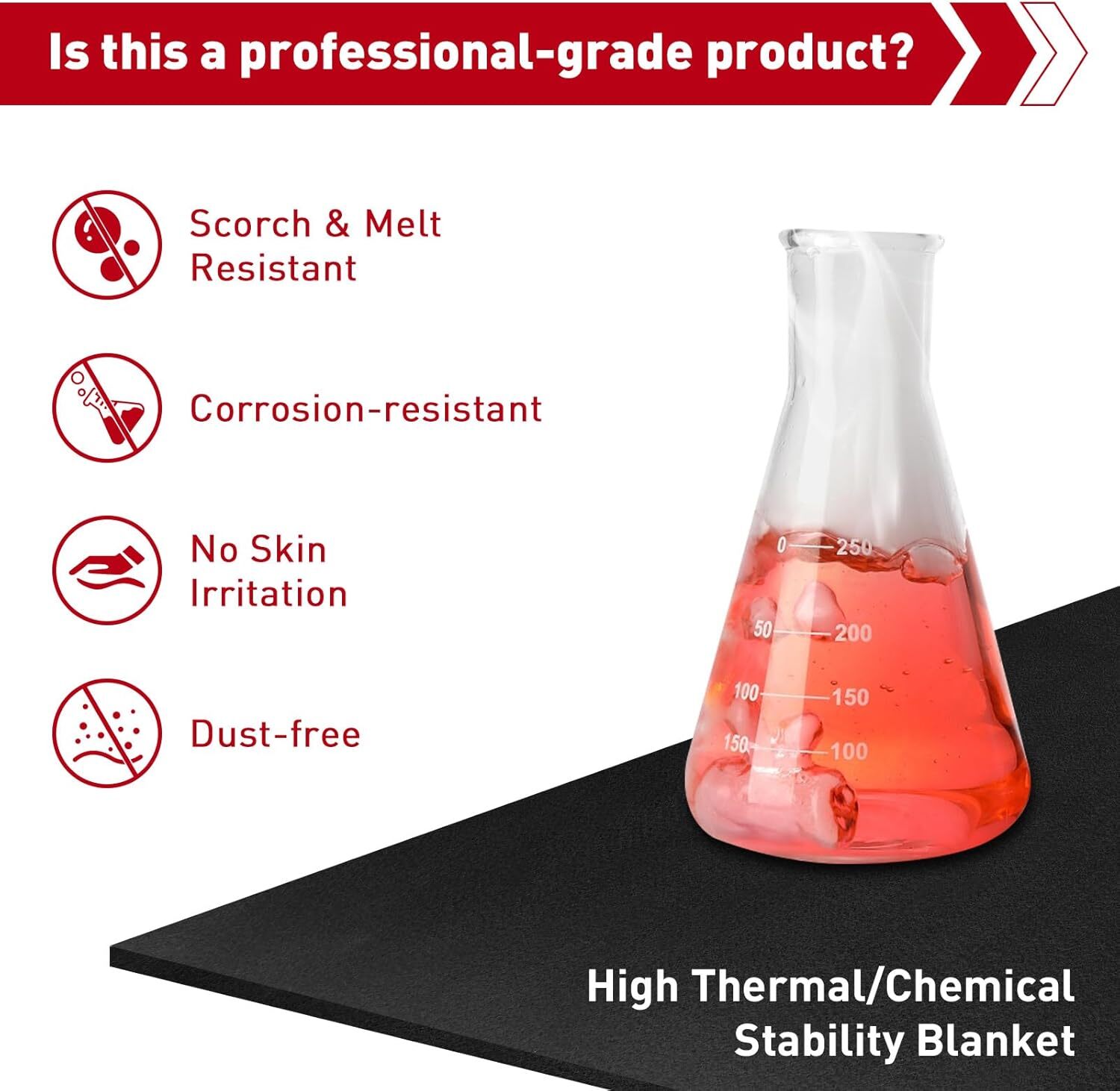 Carbon Fiber Welding Blanket torch shield plumbing heat sink slag fire felt F