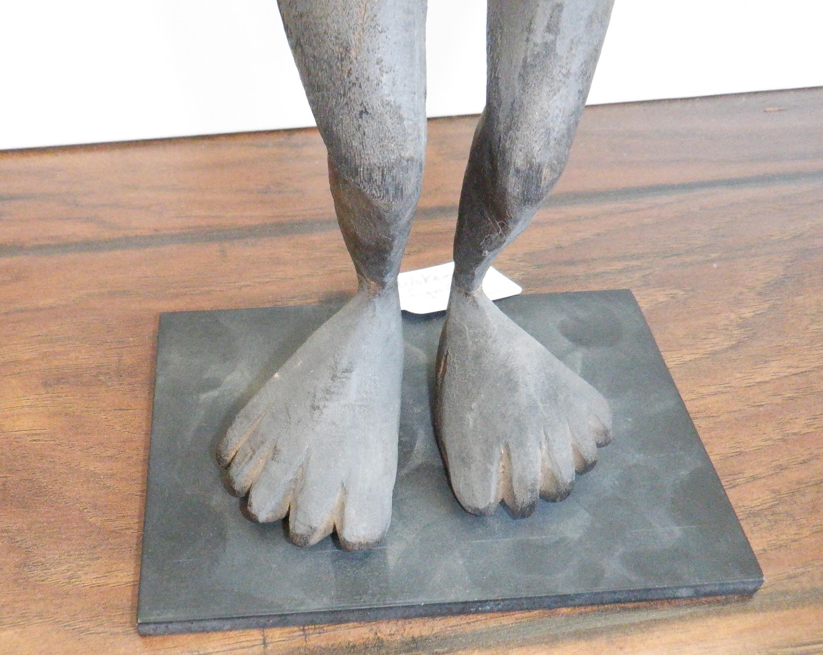 Wokem Ancestor Figure, Karam River region of Papua New Guinea, 17.5" w/stand