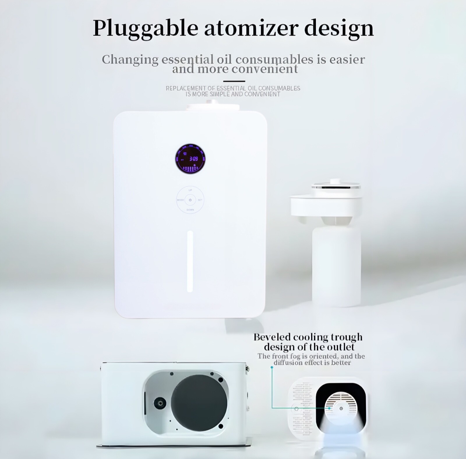 VanGogh360 Scent Diffuser 4900 Sqft Black HVAC Ready/ Aroma360 Hotel Collection