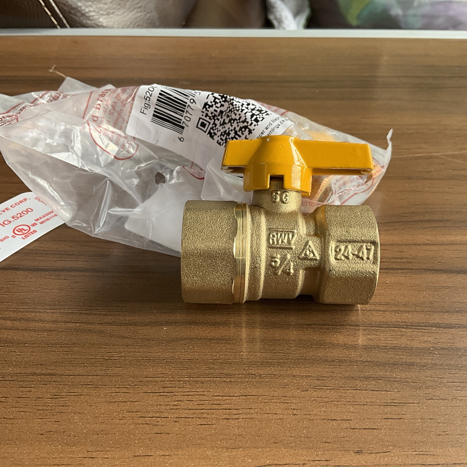 RWV 3/4 GAS BALL VALVE 600 PSI BRAND NEW IN BOX MADE IN USA FREE SHIPPING