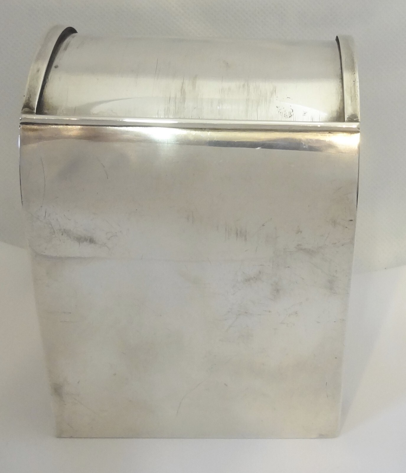 1902 William Comyns (London) Lined Sterling Silver Jewelry Ormolu Casket Box