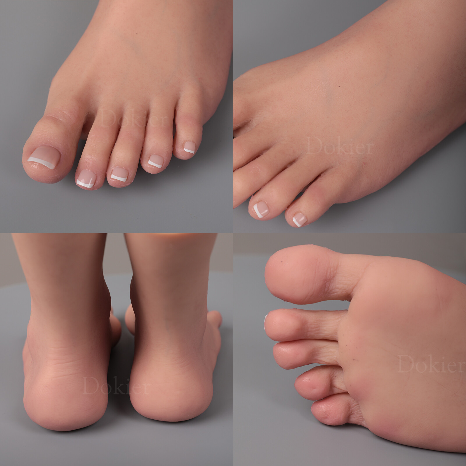 Realistic Silicone Female Foot Model Lifesize Mannequin Display Fake Feet Model