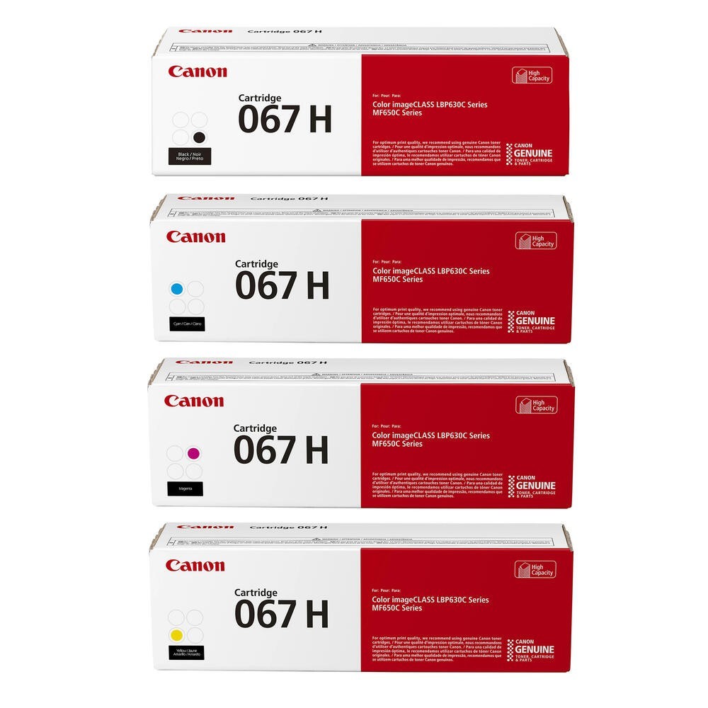 Canon 067H 4 Colours Toner Set