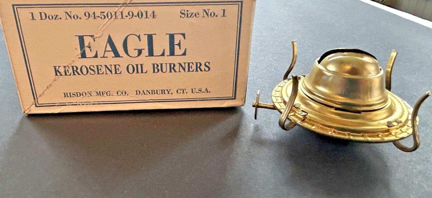 Eagle Kerosene Oil Lamp Burner Size No. 1 P&A NEW NOS #1 FREE SHIPPING