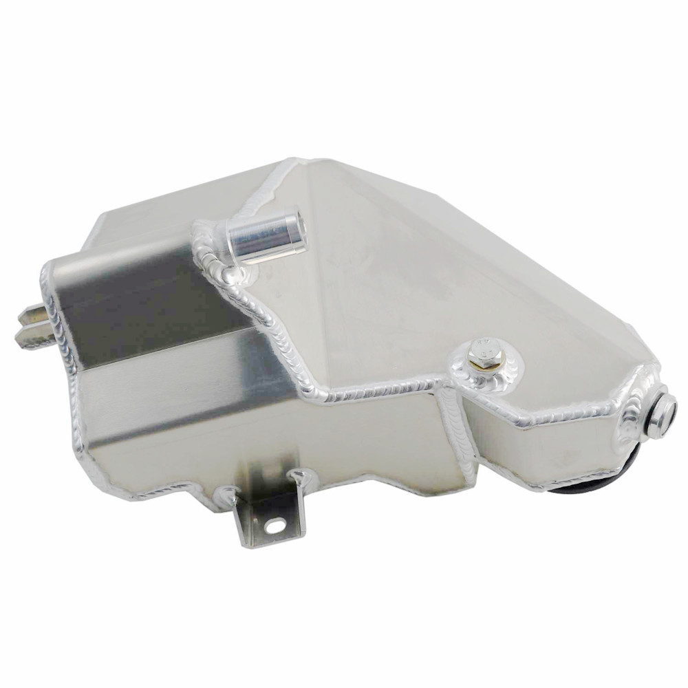 ASI Aluminum Overflow Tank Bottle for 2003-07 Ford 6.0L Powerstroke F-250 F-350