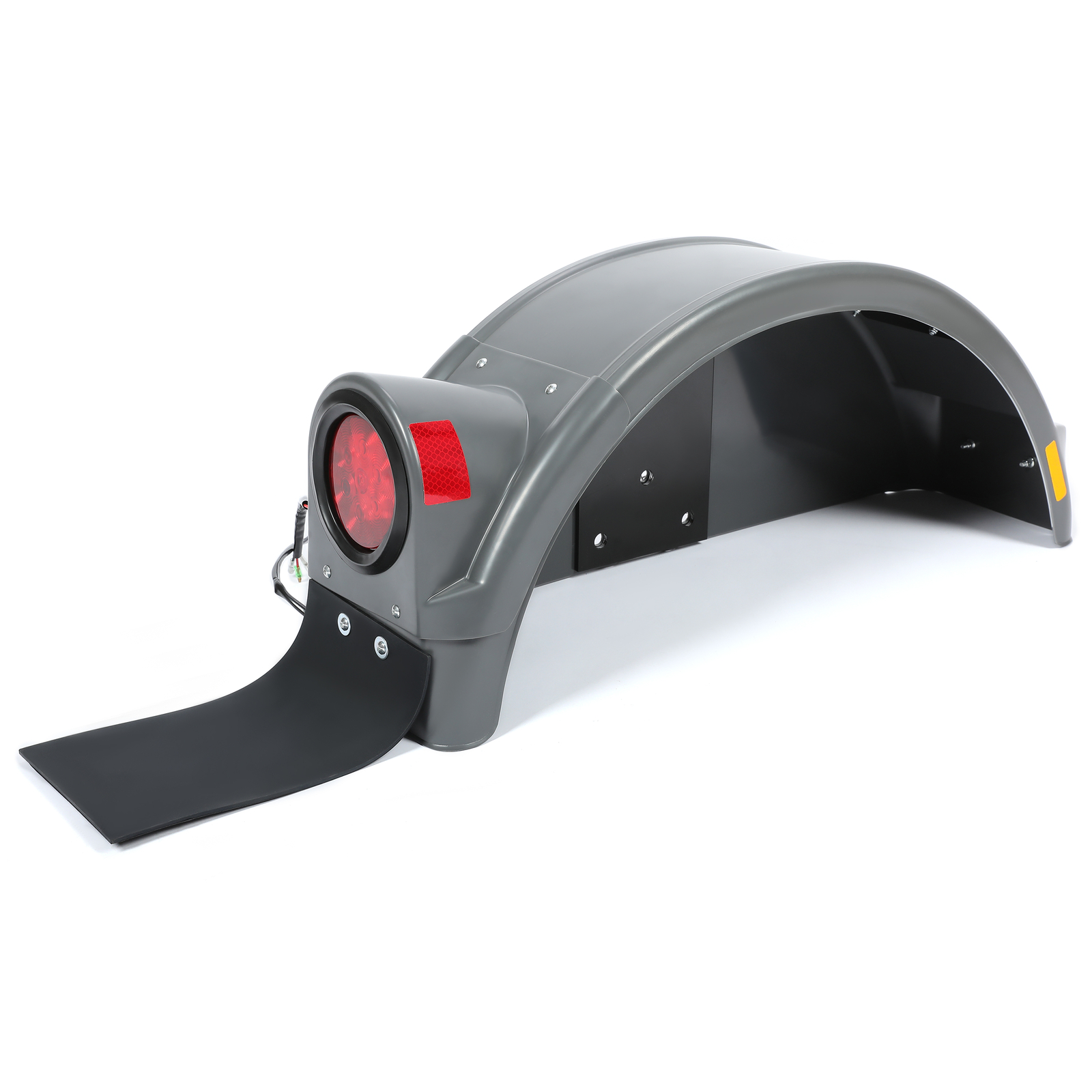 Right Fender Flare Plastic Gray W/ Sealed Light For Demco Kar Kaddy Trailer