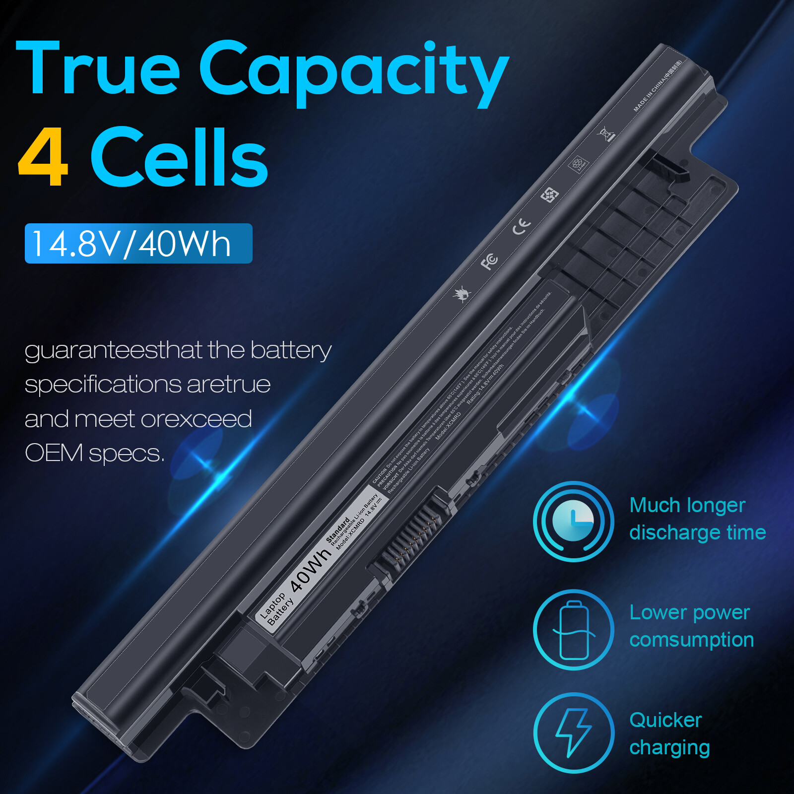 Lot Battery for Dell Inspiron 15 3000 15-3542 15-3543 15-3541 15-3531 15-3537 US