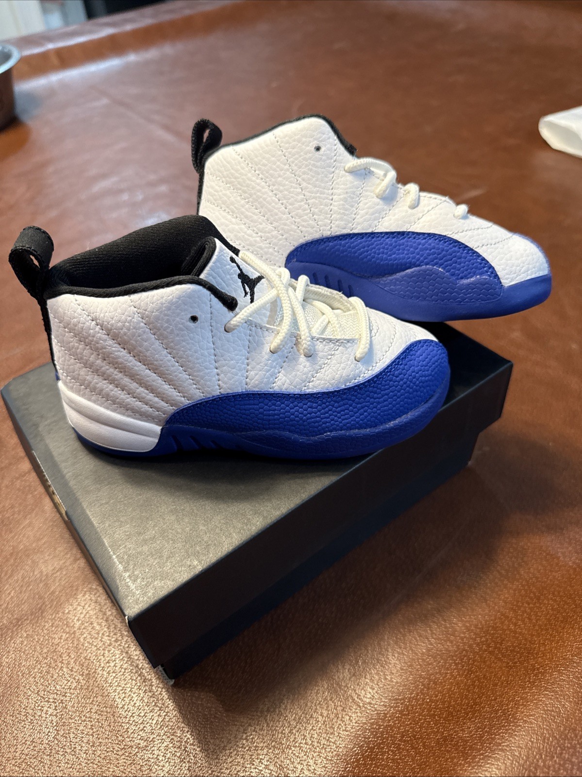 Jordan 12 Retro (TD) “Blueberry” - White/Black-Game Royal - (US 7c) - 850000-140