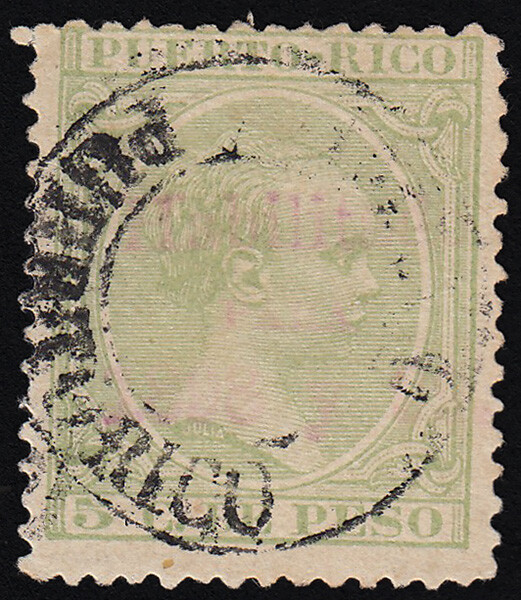 Puerto Rico 160 1898/99 Alfonso XIII Used