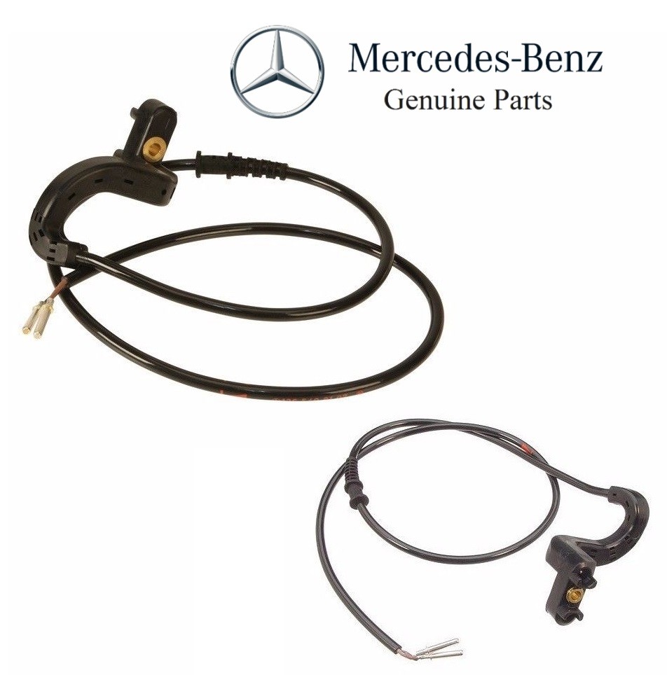 For Mercedes W123 W126 Set of Front Left and Right Brake Pad Sensor Cables OES
