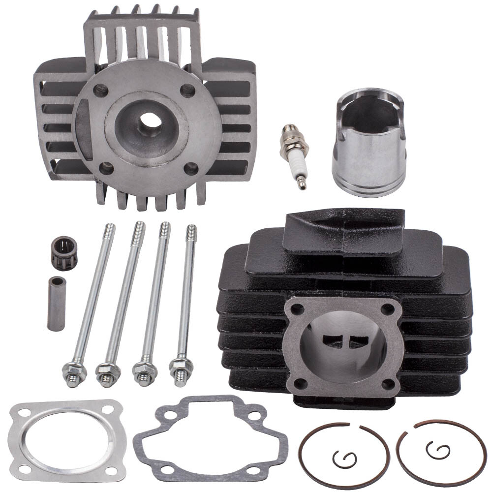 60cc Big Bore Kit Dirt Bike Cylinder Top End Head Piston for Yamaha QT50 PW50