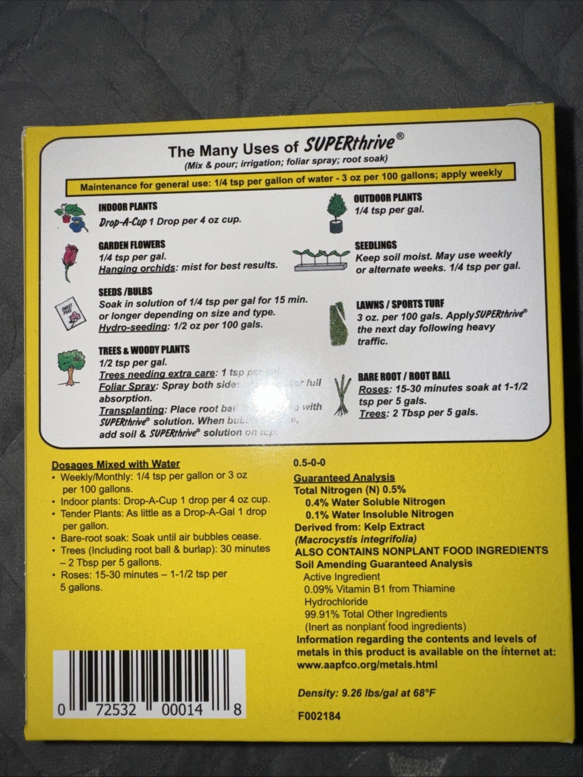 Superthrive Liquid Plant Fertilizer - 4oz.