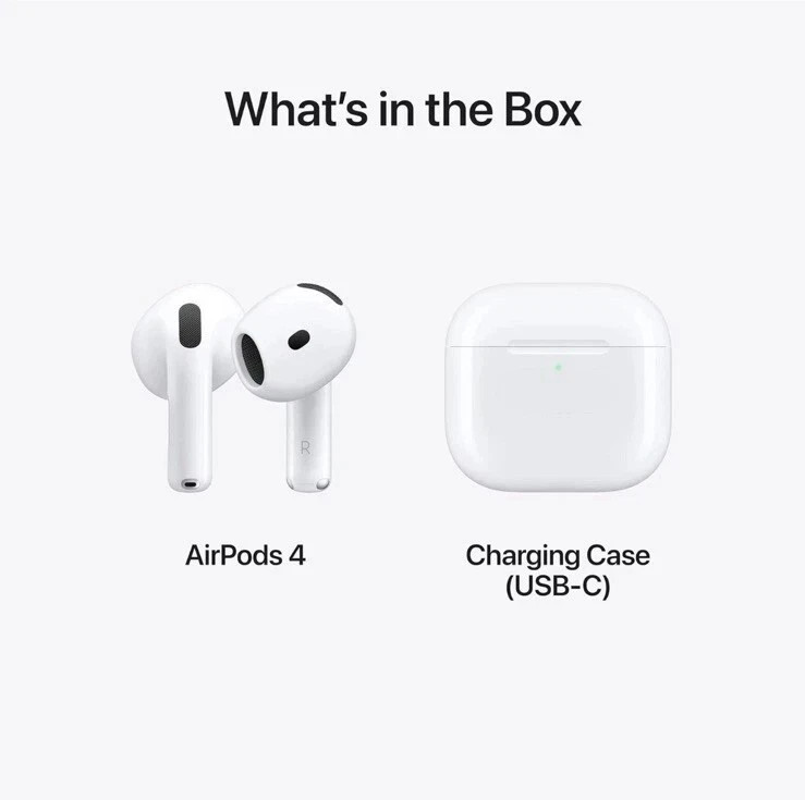 Apple AirPods 4 (ANC) Generation with MagSafe Wireless Charging Case (USB‑C)