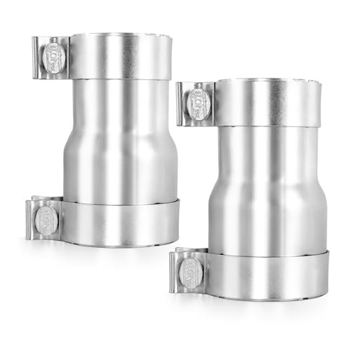 2.5 to 3 Inch Exhaust Adapter, 2.5" ID to 3" ID Exhaust 2.5" - 3" (2pcs)